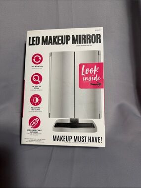 LED Makeup Mirror - Silver | BRAND
